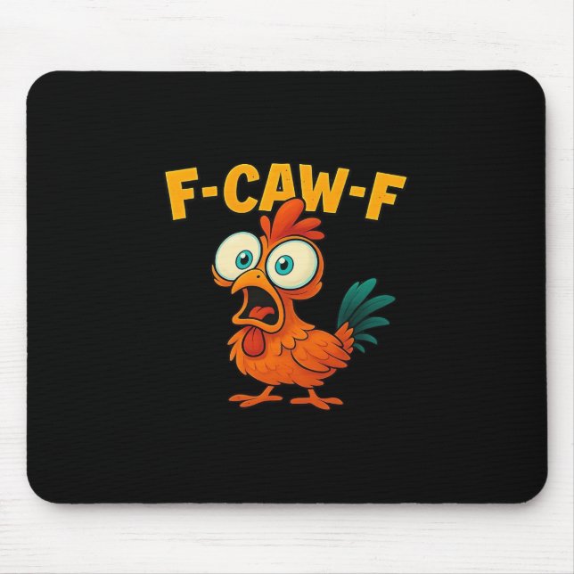 F-Caw-F Kyckling Väsentlig Kreativ Ledig Musmatta (Framsidan)