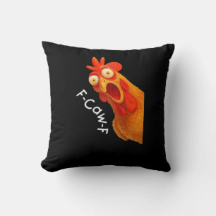 F-Caw-F Kyckling Viktig Minimal Ren Kudde