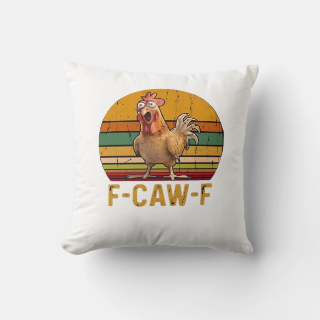 F-Caw-F Kycklinghumor Essential Minimal Ren Kudde (Framsida)