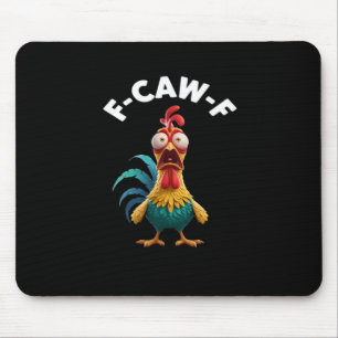 F-Caw-F Kycklinghumor Klassisk Vintage Design Musmatta