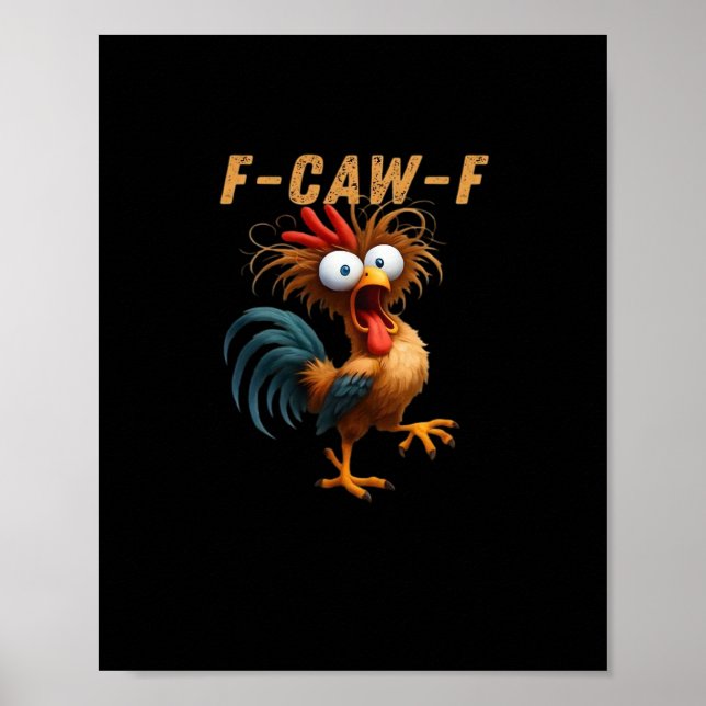 F-Caw-F Kycklinghumor Poster (Framsidan)