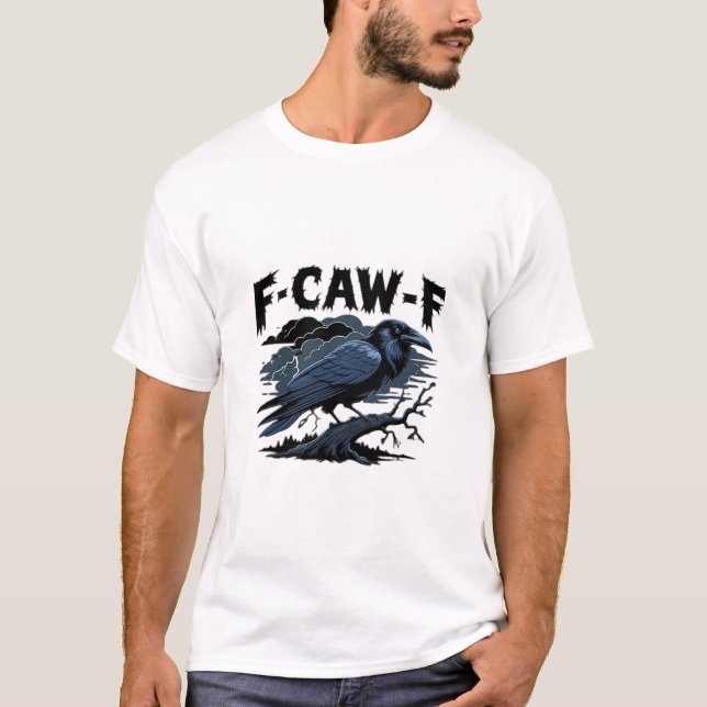 F-Caw-F Minimal Clean T Shirt (Framsida)