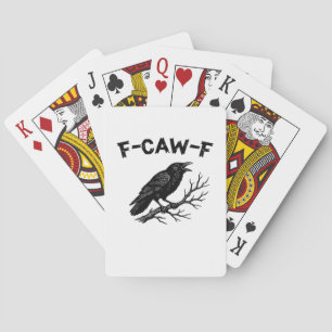 F-Caw-F Minimal ren Casinokort