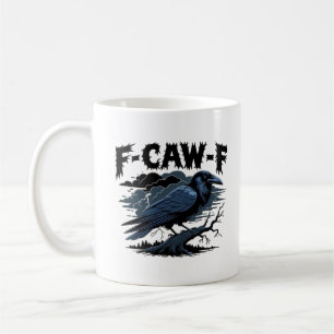 F-Caw-F Minimal ren design Kaffemugg