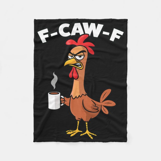 F-caw-f Morgonkaffe  Fleecefilt (Framsidan)