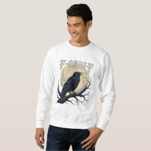 F-CAW-F Raven Gothic Moon Tee Lång Ärmad Tröja