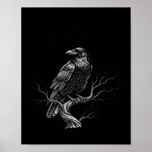 F-caw-f - Raven - Kråka - Halloween Costume Premiu Poster