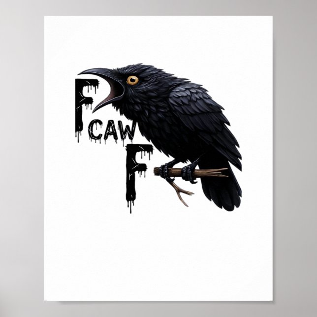 F Caw F Retro Classic Poster (Framsidan)