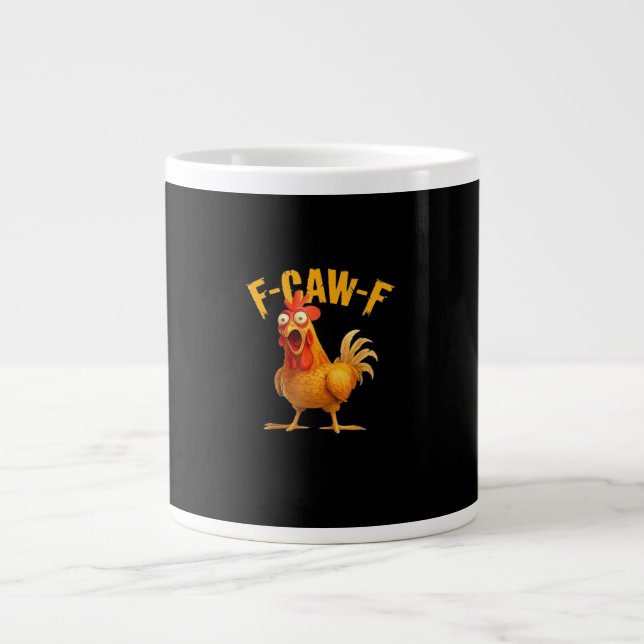 F-Caw-F Retro Klassiker Jumbo Mugg (Framsidan)