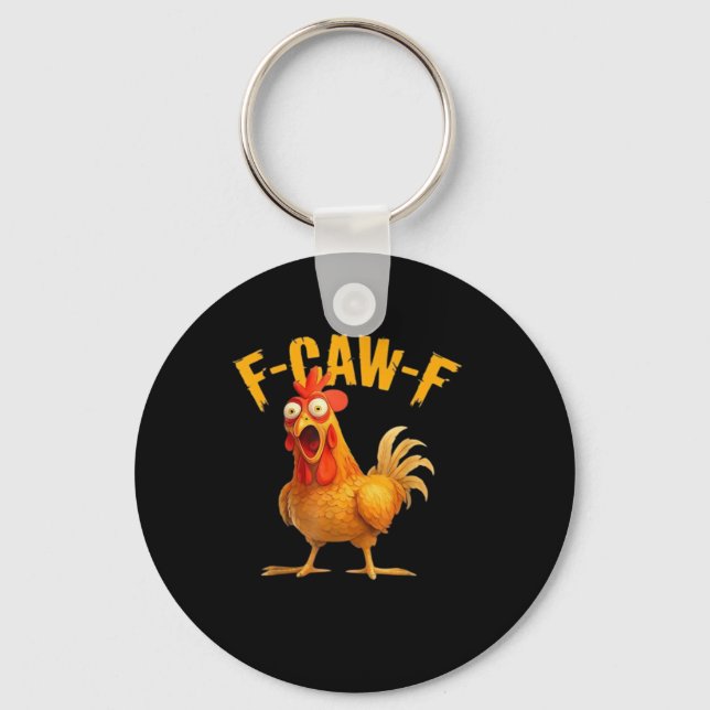F-Caw-F Retro Klassiker Nyckelring (Framsida)