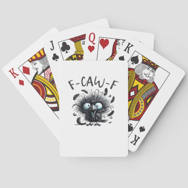F Caw F Retro Klassisk Stil Casinokort (Baksidan)