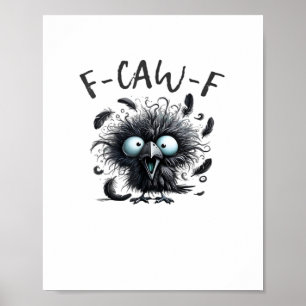 F Caw F Retro Klassisk Stil Poster
