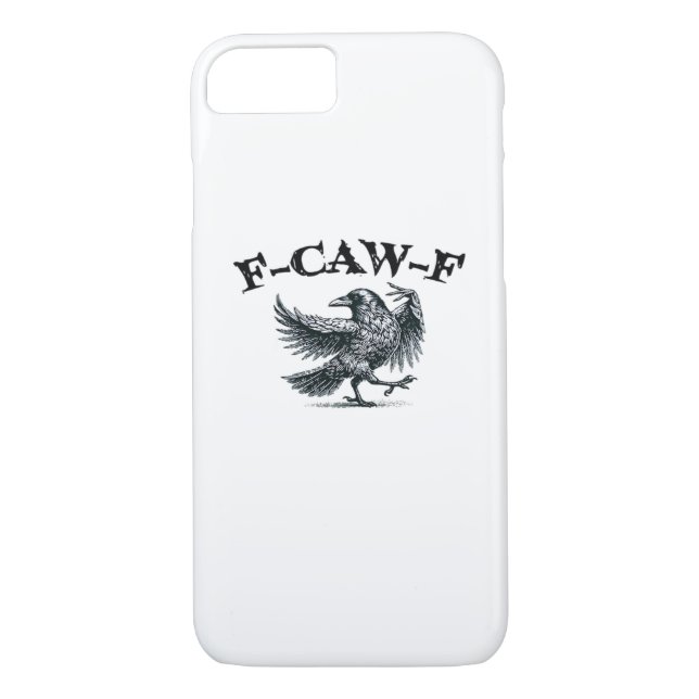 F-Caw-F Retro Style Case-Mate iPhone Skal (Baksida)