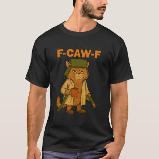 F-CAW-F Rolig Grinig Katt T Shirt