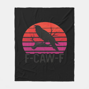 F-Caw-F Rolig Kråka Klassisk Minimal Ren Fleecefilt