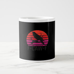 F-Caw-F Rolig Kråka Klassisk Minimal Ren Jumbo Mugg