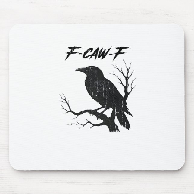 F-Caw-F Rolig Kråka Musmatta (Framsidan)