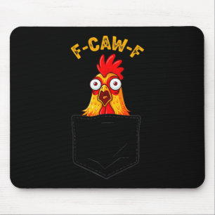 F-caw-f Rolig Kyckling Cket Humor Citat Tupp Mem Musmatta