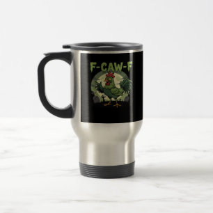 F Caw F Rolig Kyckling Halloween Vintage Klassiker Resemugg