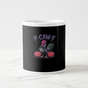 F Caw F Rolig Kyckling Klassisk Enkel Ren Stil Jumbo Mugg