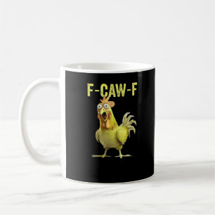 F Caw F Rolig Kyckling Klassisk Kreativ Ledig Kaffemugg
