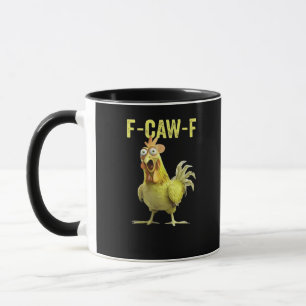 F Caw F Rolig Kyckling Klassisk Kreativ Ledig Mugg