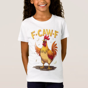 F-CAW-F Rolig Kyckling Tupp Grafisk Design T Shirt