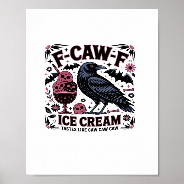 F Caw F Rolig Trendig Poster (Framsidan)