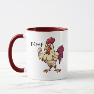 F-Caw-F Rolig Tupp Flexa Dina Fjädrar Mugg