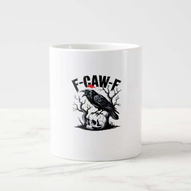 F-Caw-F Roligt Citat Jumbo Mugg (Framsidan)