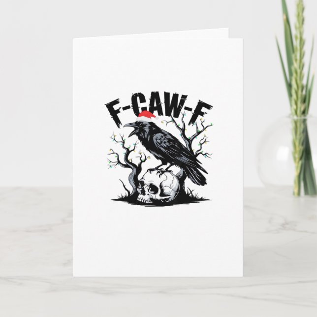 F-Caw-F Roligt Citat Kort (Framsida)