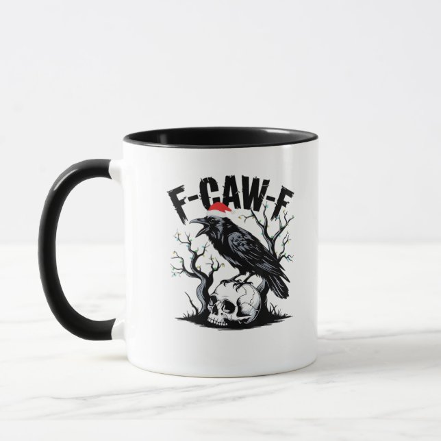 F-Caw-F Roligt Citat Mugg (Vänster)