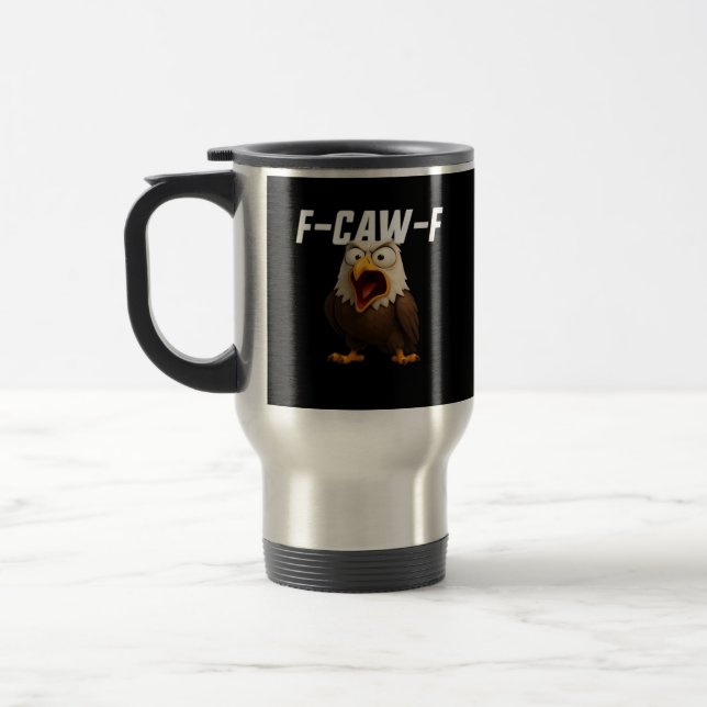 F-Caw-F Roligt F-Caw-F Redskap Retro Klassiker Resemugg (Vänster)
