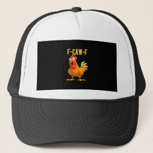 F Caw F Roligt Kyckling Meme Trendig Modern Stil Keps