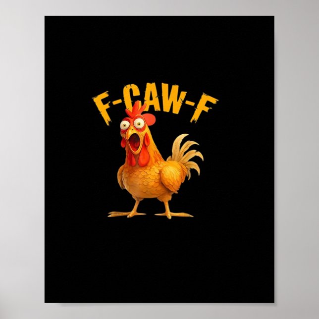F-Caw-F Roligt Unikt Poster (Framsidan)
