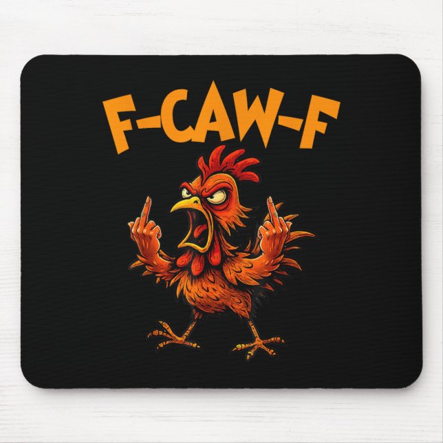 F Caw F Rooster Funny Bird Fcawf Chicken Whisperer Musmatta (Framsidan)