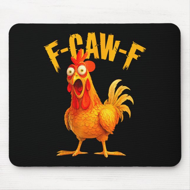 F Caw F Rooster Funny Bird Fcawf Chicken Whisperer Musmatta (Framsidan)