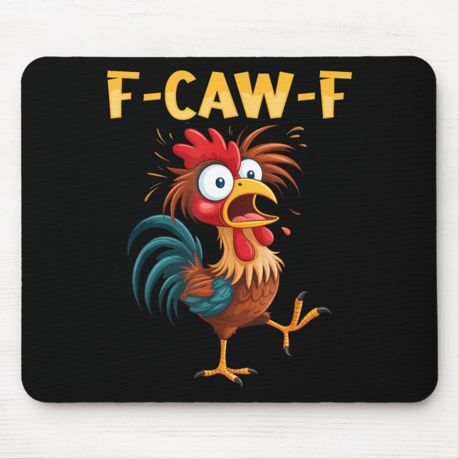 F Caw F Rooster Funny Bird Fcawf Chicken Whisperer Musmatta (Framsidan)