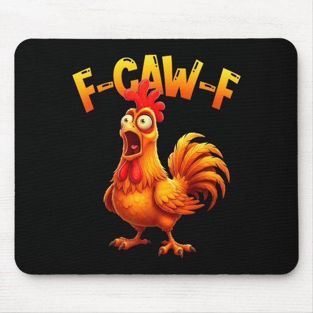 F Caw F Rooster Funny Bird Fcawf Chicken Whisperer Musmatta (Framsidan)