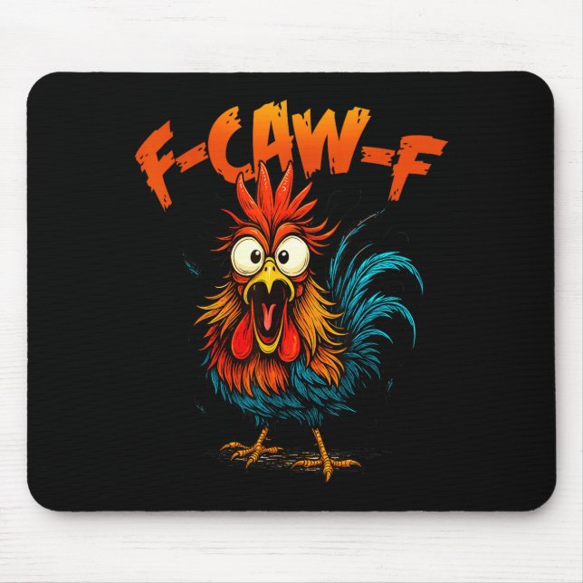 F Caw F Rooster Funny Crow Fcawf Chicken Whisperer Musmatta (Framsidan)