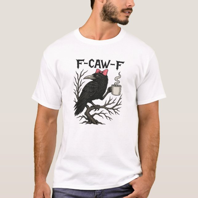 F CAW F Söt Kråka T Shirt (Framsida)