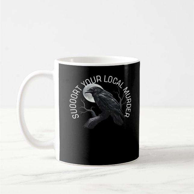 F-Caw-F - Stötta din mördare Classic Kaffemugg (Vänster)