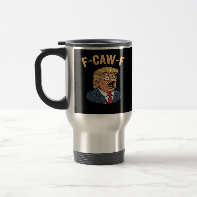 F-Caw-F Tr-ump Tupp Resemugg (Vänster)
