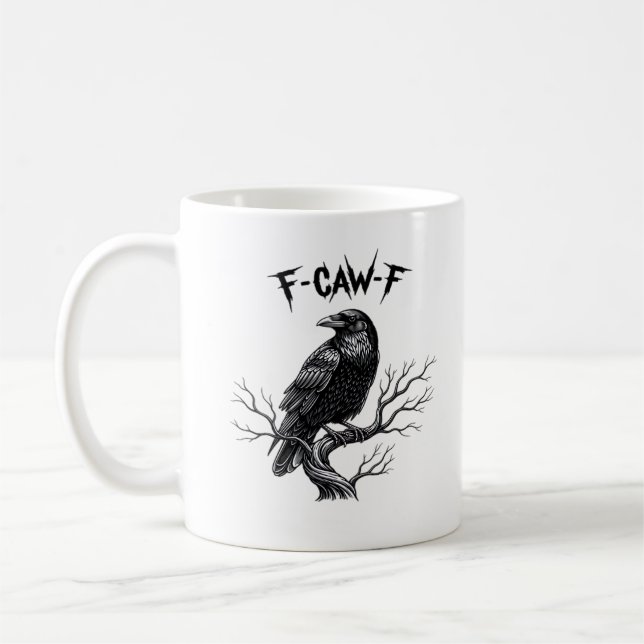 F Caw F Trendig Modern Stil Kaffemugg (Vänster)