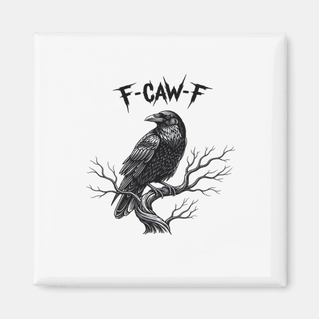 F Caw F Trendig Modern Stil Magnet (Framsidan)