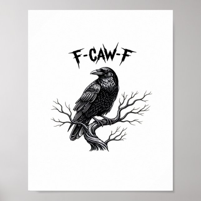 F Caw F Trendig Modern Stil Poster (Framsidan)