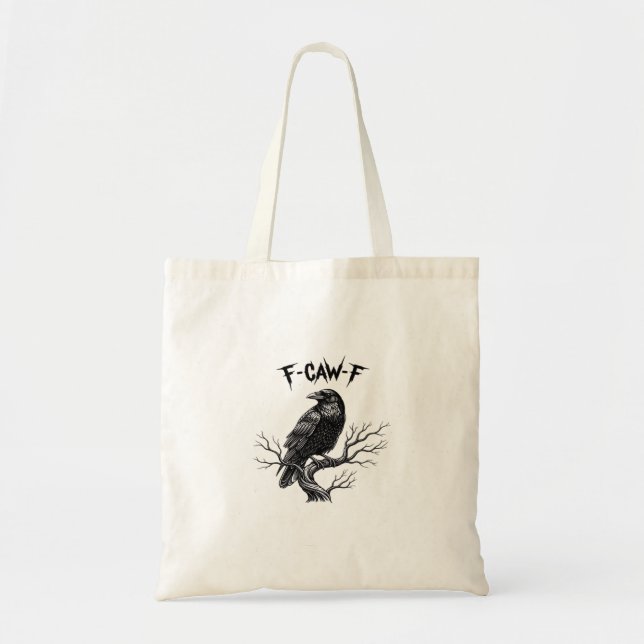 F Caw F Trendig Modern Stil Tygkasse (Framsidan)