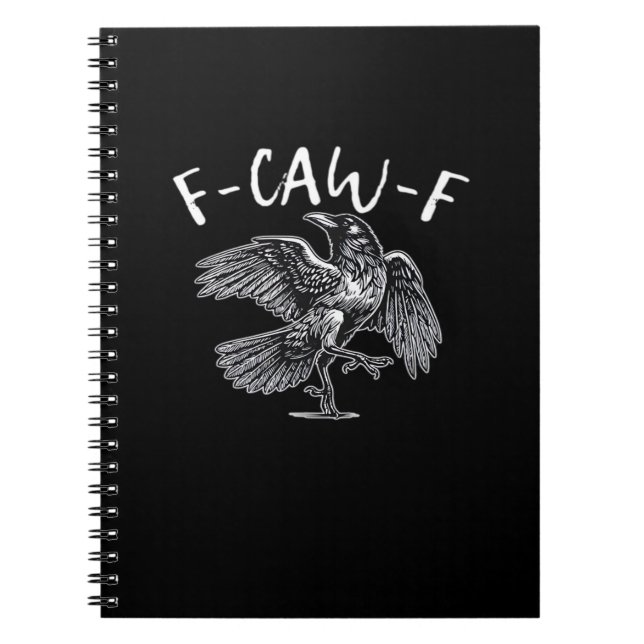F-Caw-F Trendigt Ledigt Anteckningsbok (Framsidan)