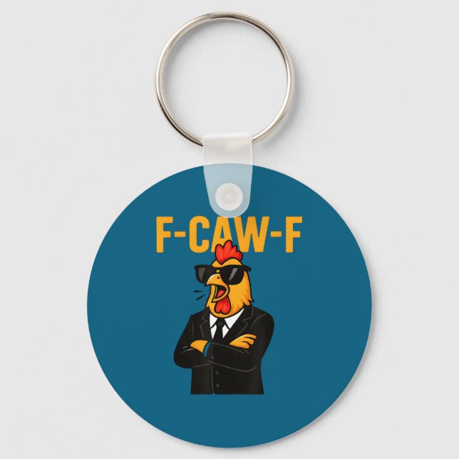 F-caw-f - tupp meme  nyckelring (Framsida)