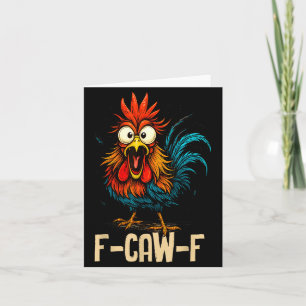 F Caw F Tupp Rolig Fågel Fcawf Kyckling Flüsterare Kort